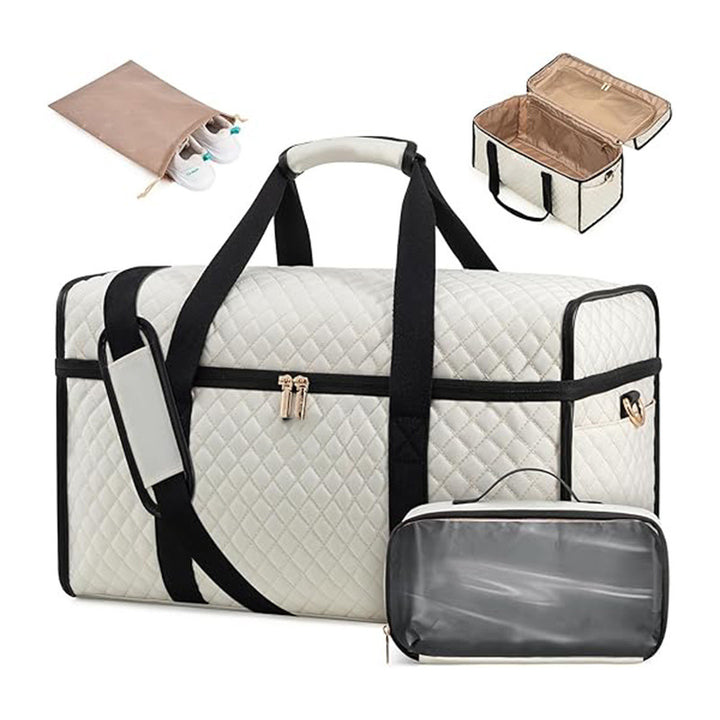 Elegant cosmetic storage bag with removable organizer Kalsten
