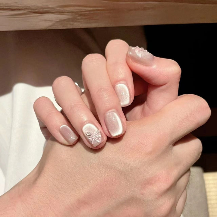 Artistic Stiletto Press-On Nail Set with Unique Design Elements Kalsten