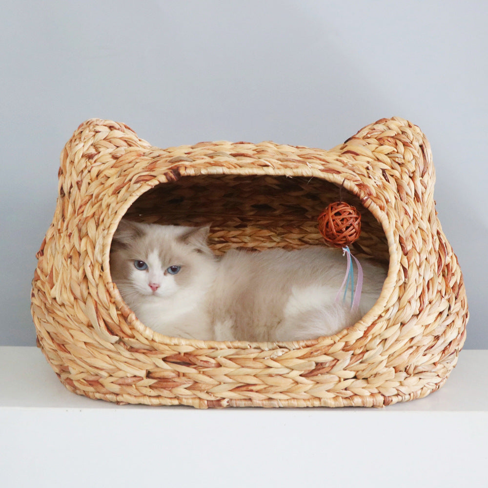 Cozy cat basket with ear design Kalsten
