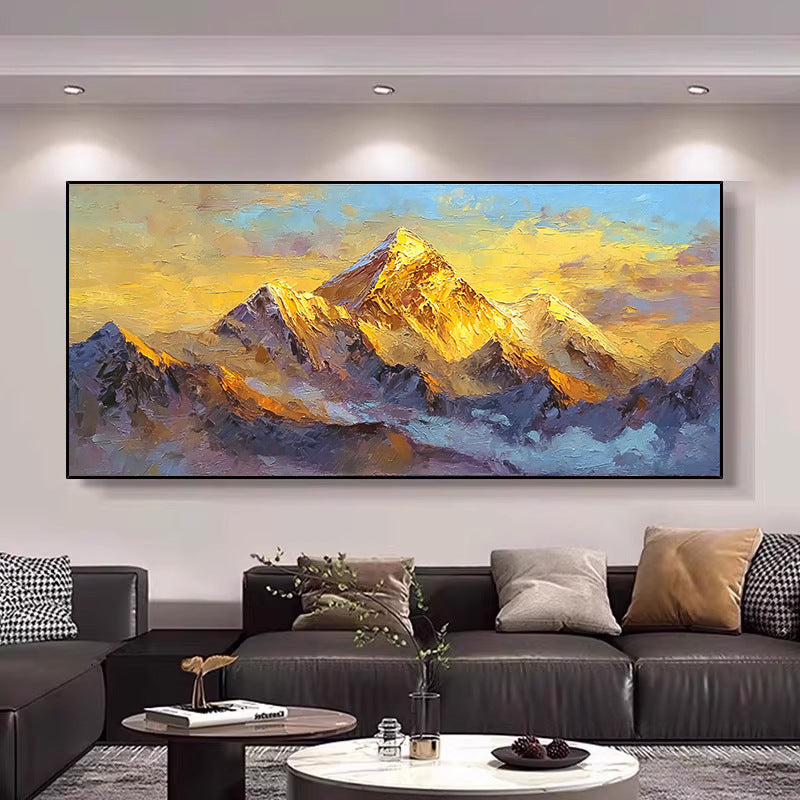Triptych Mountain Landscape Canvas Art