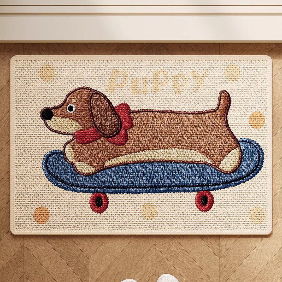 Adorable Dog-Themed Non-Slip Bath Mat