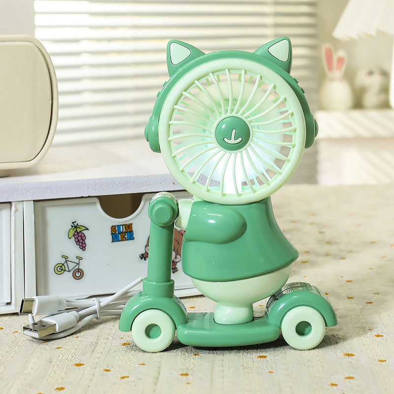 Women Portable Handheld Fan in Creative Animal Design Kalsten