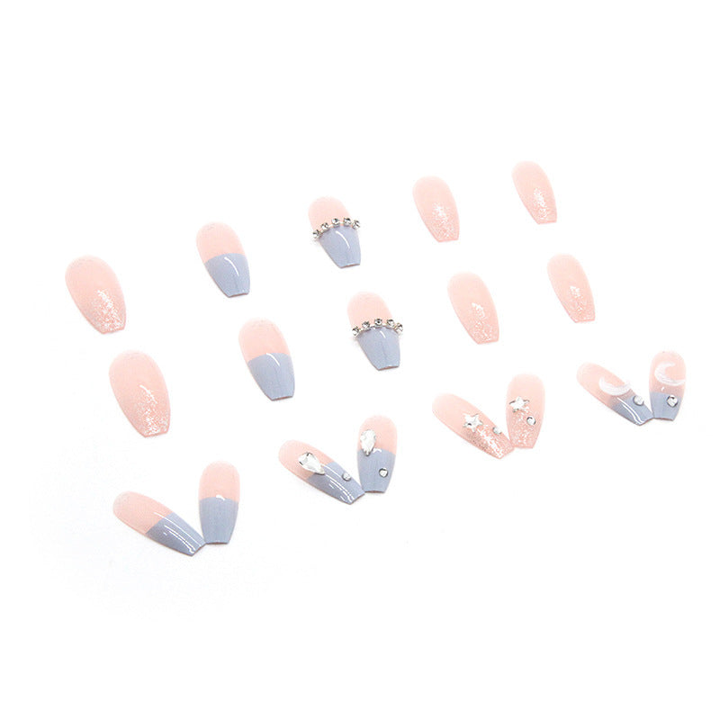 Decorative Long Acrylic Nail Enhancements Kalsten