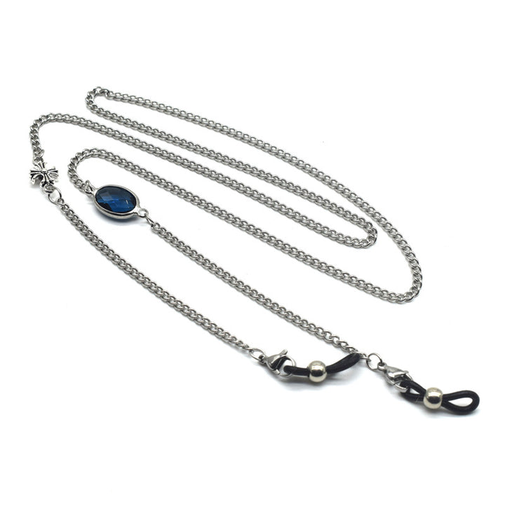 Elegant Gemstone Eyewear Chain Kalsten