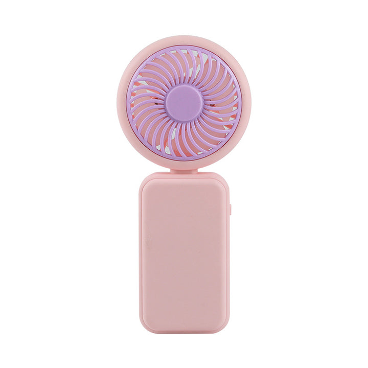 Women's Portable Handheld Fan with USB Charging Function and Adjustable Tilt Angle Kalsten
