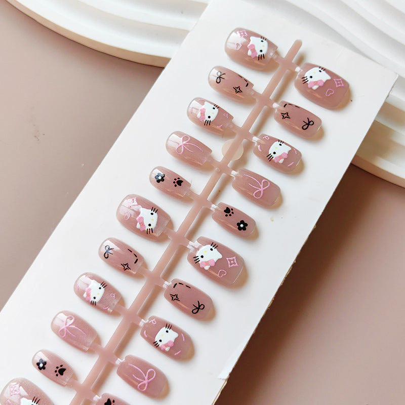 Kawaii Art Fake Nails In Playful Design Kalsten