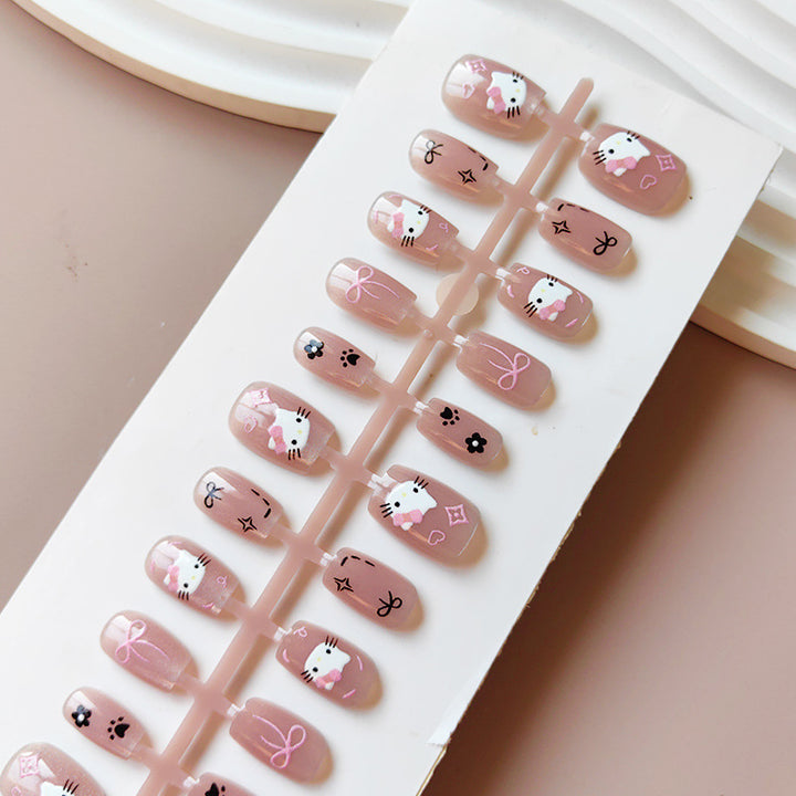 Kawaii Art Fake Nails In Playful Design Kalsten