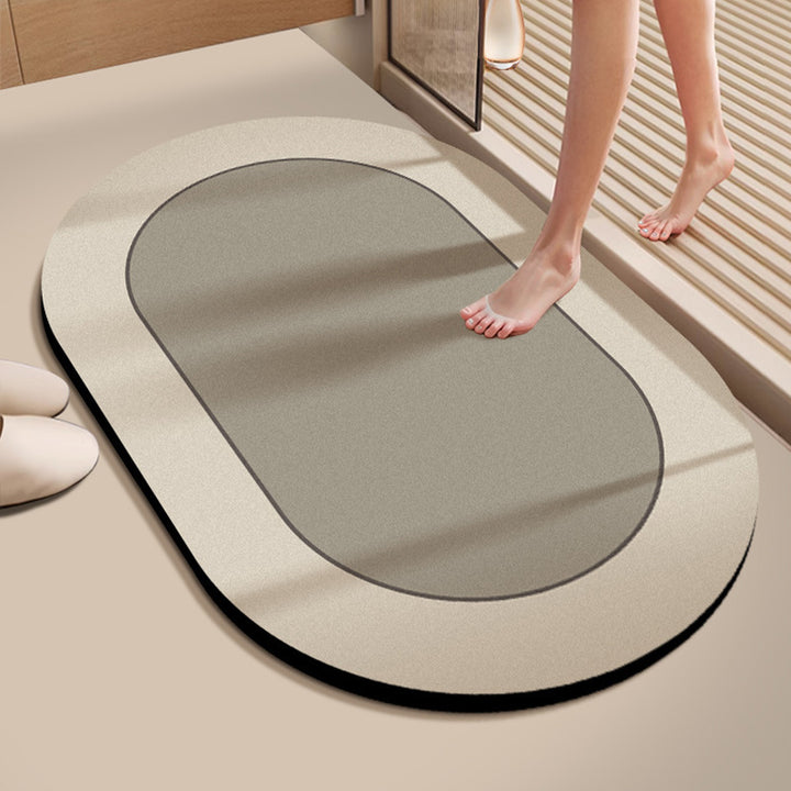 Absorbent Bathroom Floor Mat Kalsten
