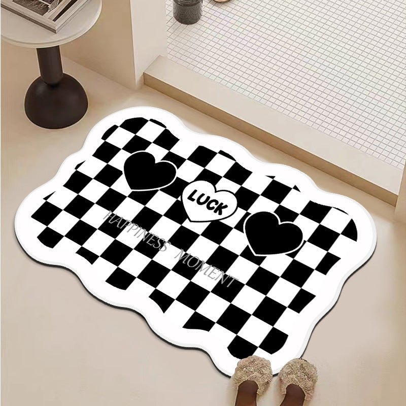 Heart-Shaped Decorative Mat