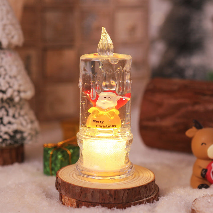 LED Christmas lantern with Santa figure Kalsten