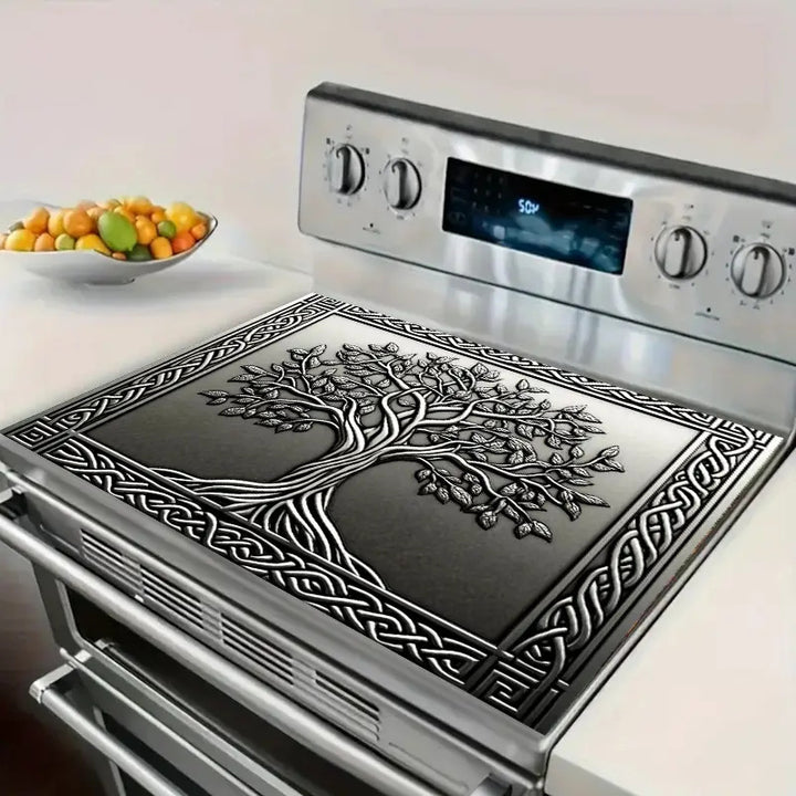 Elegant Tree of Life Decorative Kitchen Mat Kalsten