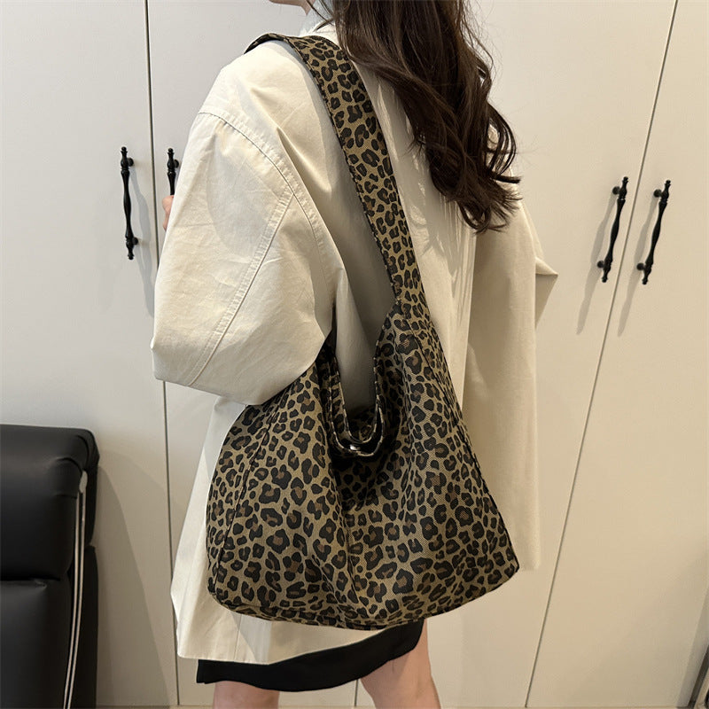 Leopard Print Shoulder Bag