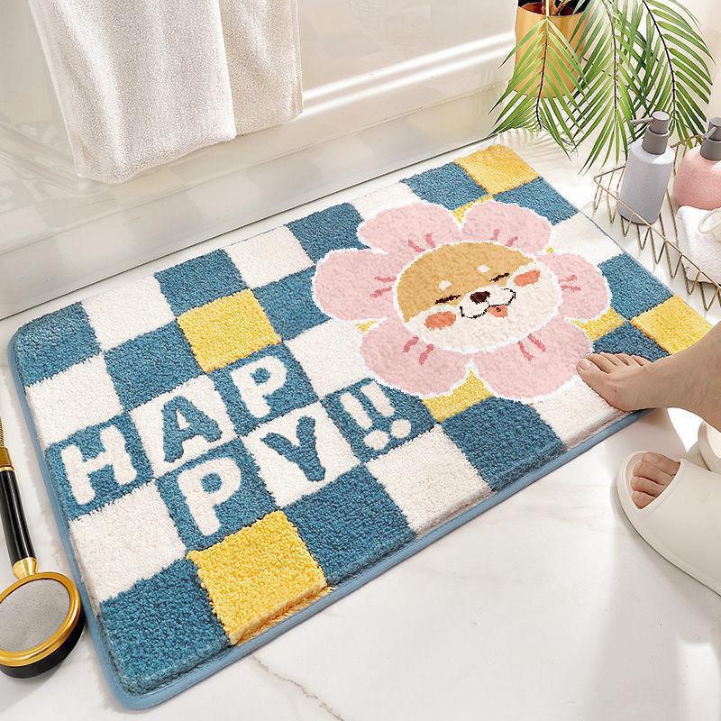 Cute Cartoon Bunny-Themed Bath Mat Kalsten
