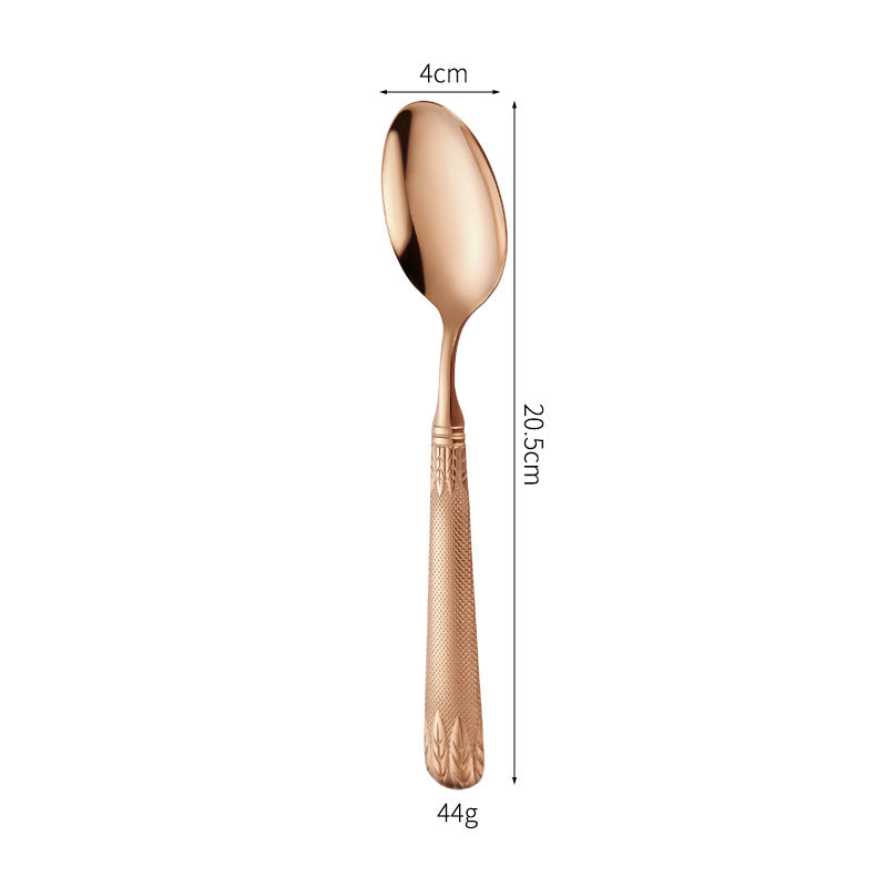 Elegant teaspoon with artistic handle design Kalsten