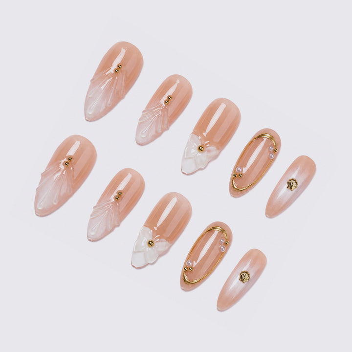 Decorative Premium Press-On Nail Art Set kalsten 1788495927