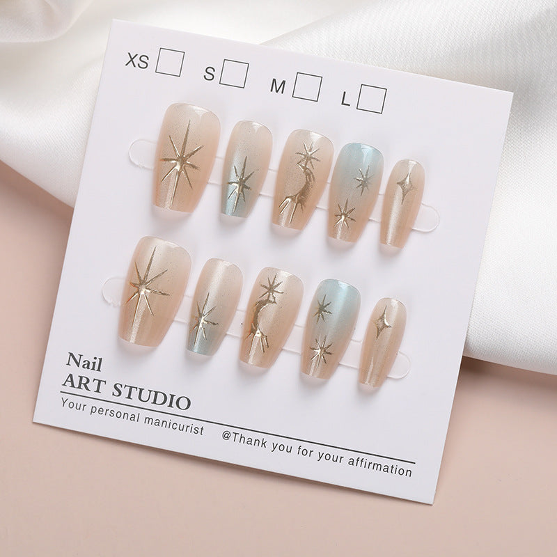 Artistic Press-On Nail Design Kalsten