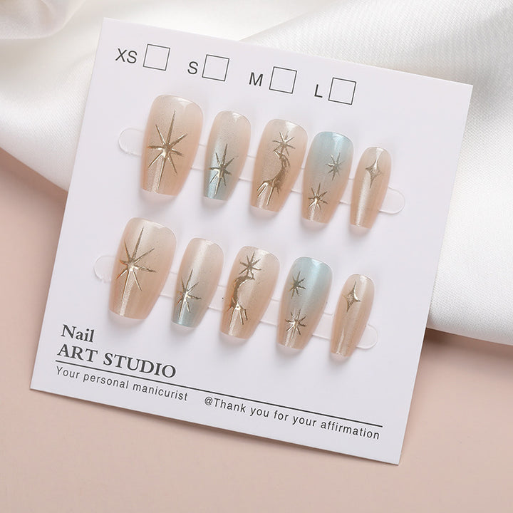 Artistic Press-On Nail Design Kalsten