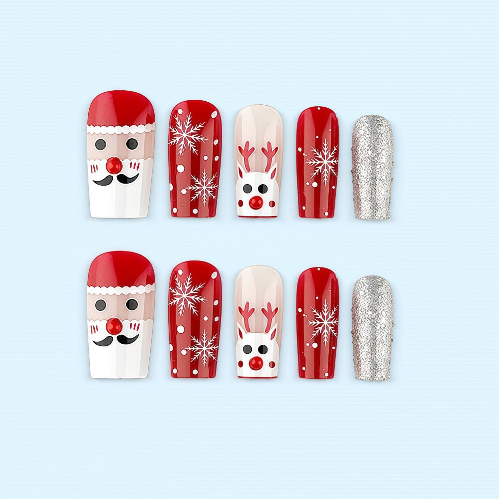 Creative nail art set with festive Christmas motifs Kalsten