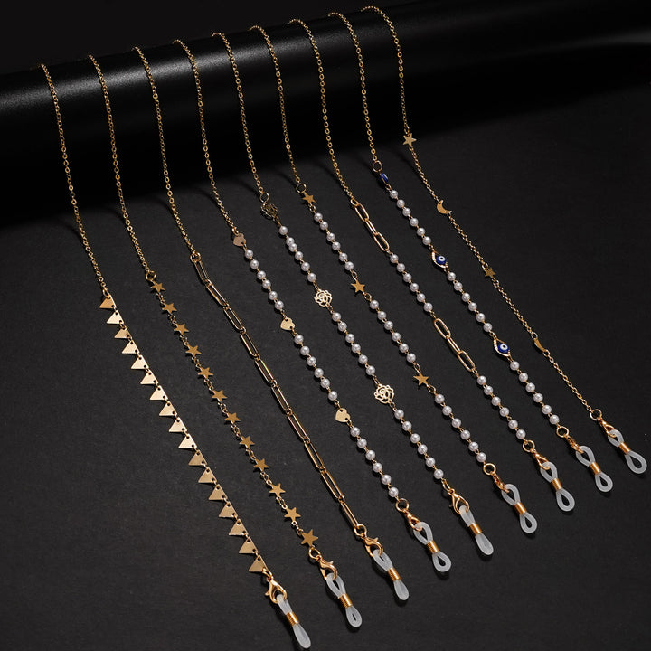 Trendy Geometric Eyewear Chain Kalsten