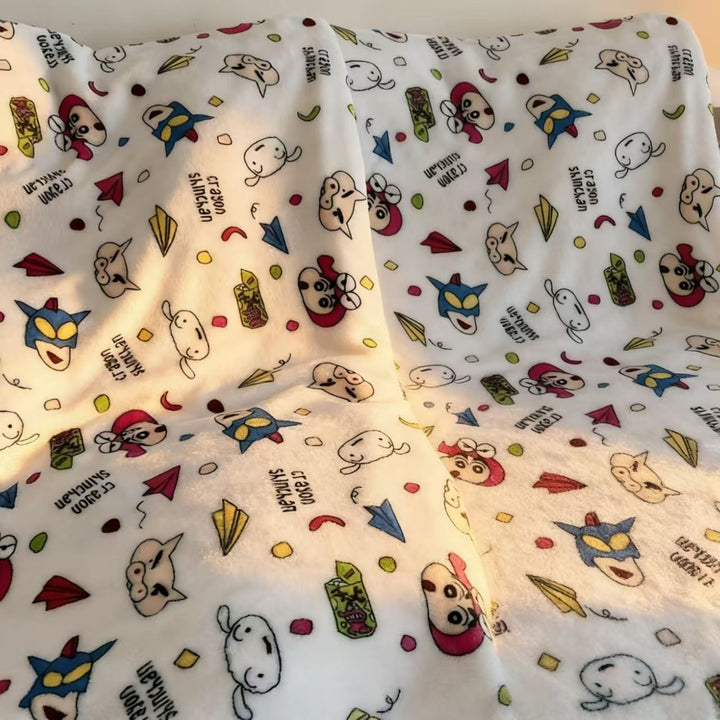 Fun Patterned Plush Throw Blanket