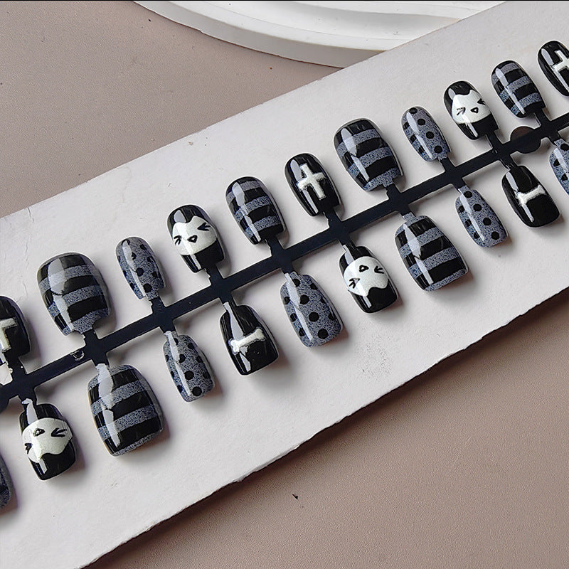 Artifical nails with Playful Animal Designs Kalsten