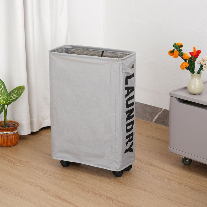 Laundry basket with wheels Kalsten