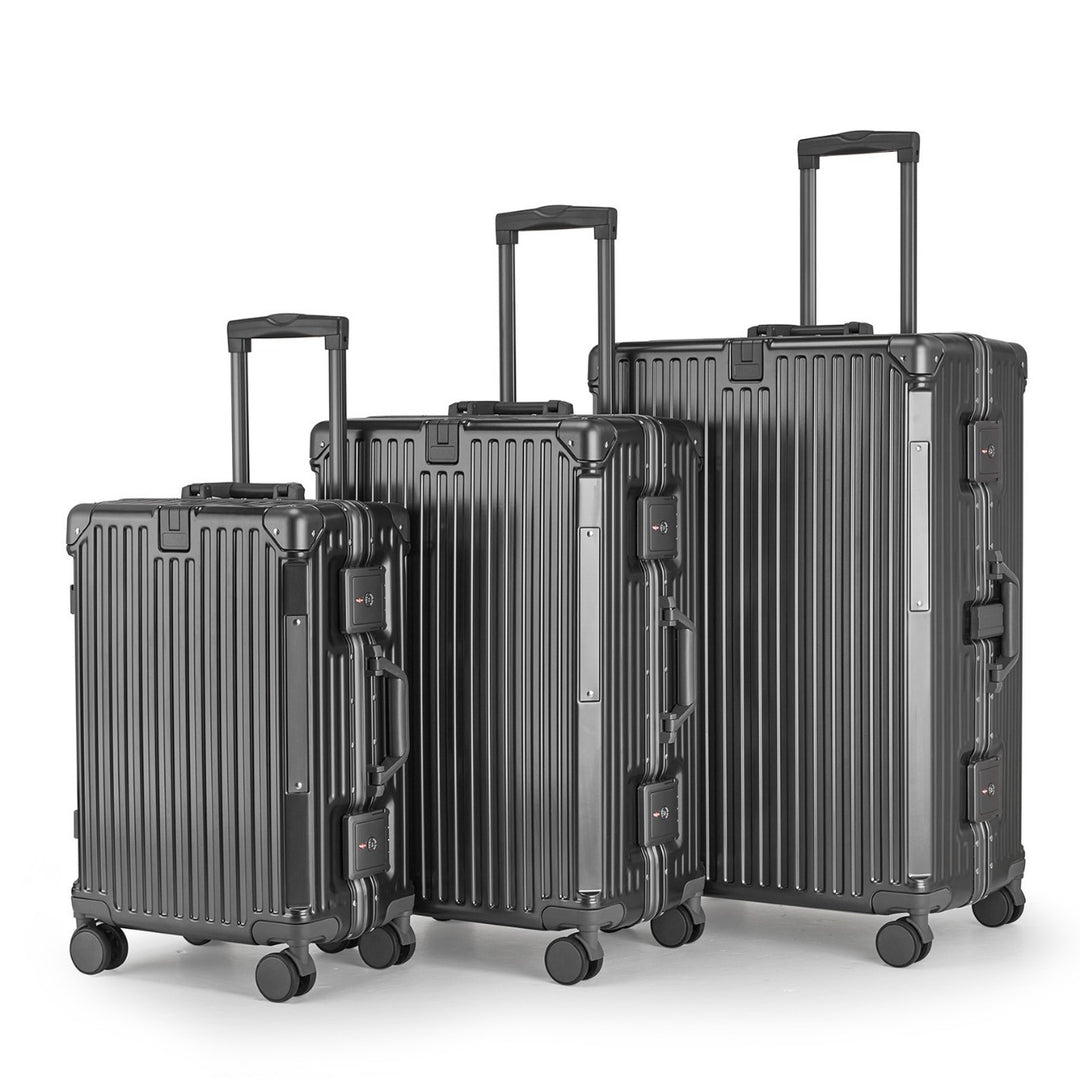 Unisex Aluminum Hard Shell Travel Luggage Set Kalsten