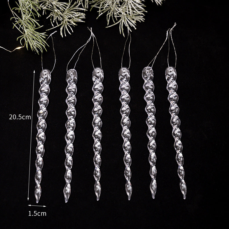 Crystal Icicle Ornaments
