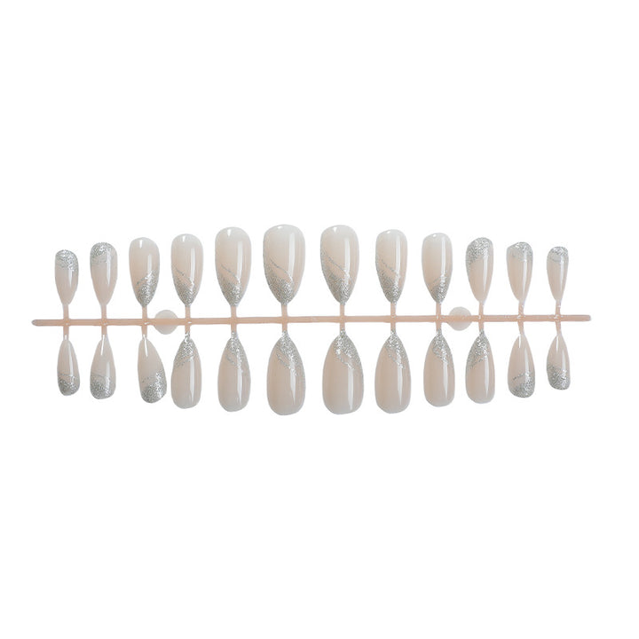 Glittering Elegant Press-On Nail Set Kalsten