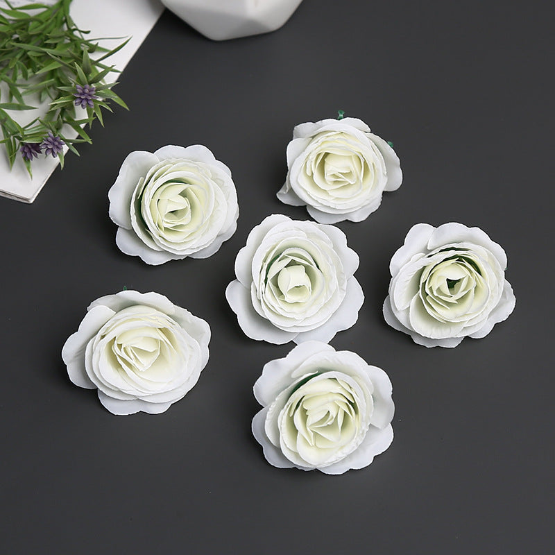 Realistic Artificial Rose Brooch