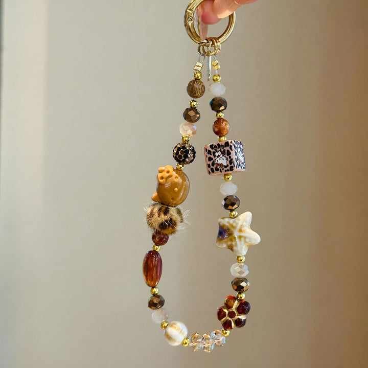 Decorative Beaded Charm Keychain Kalsten 1790135274
