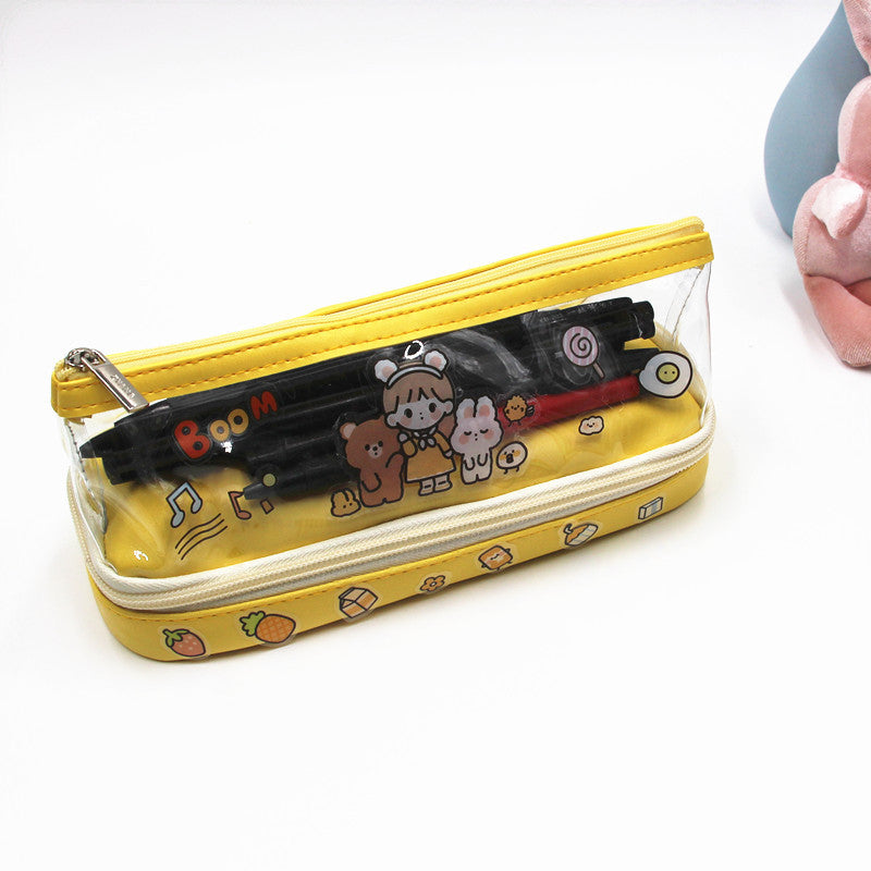 Fun Cartoon-Themed Zippered Pencil Case Kalsten