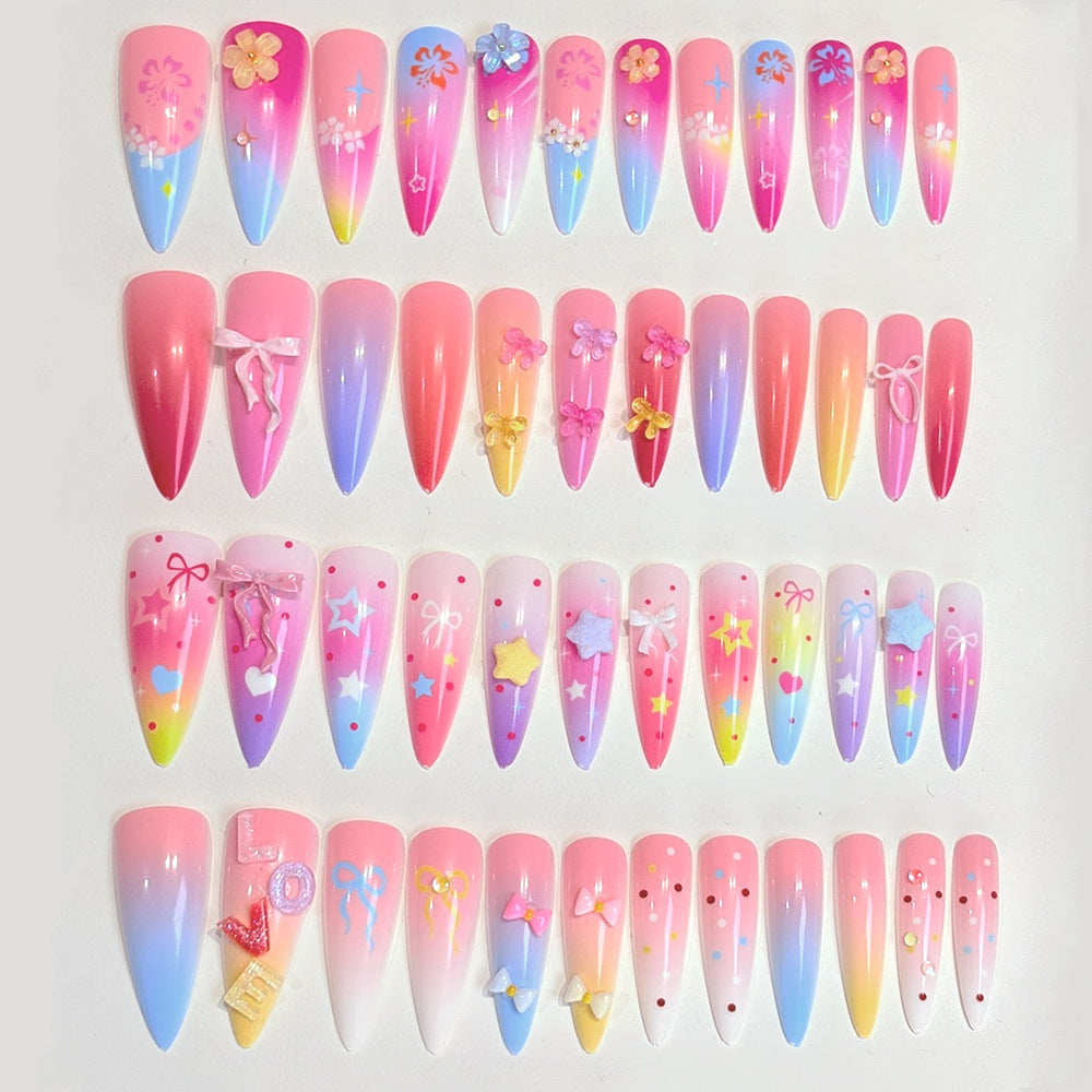 Artistic Themed Press-On Nail Set Kalsten