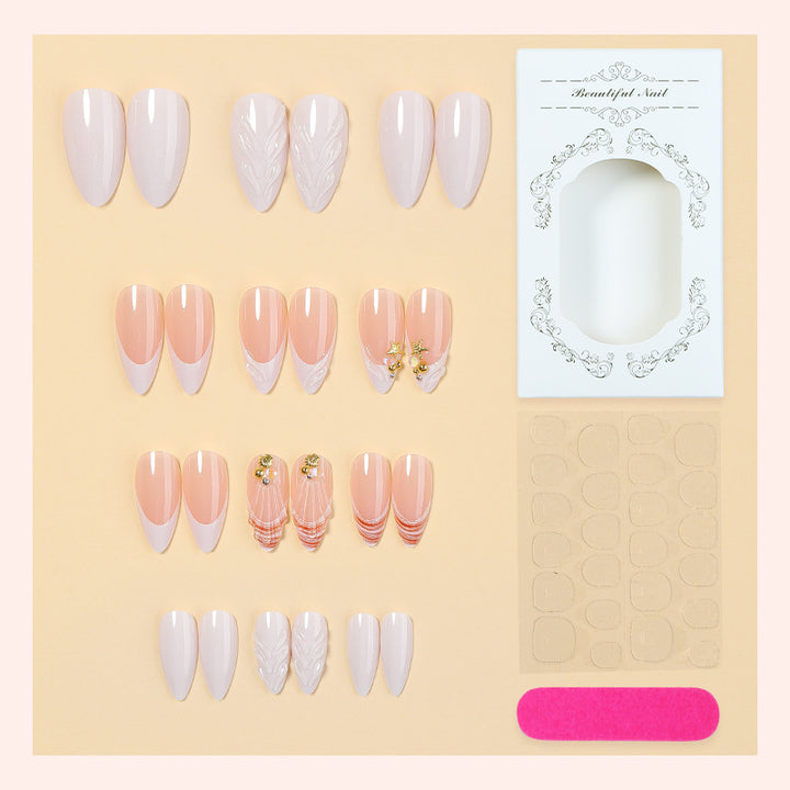 Elegant Decorative Press-On Nails Collection kalsten
