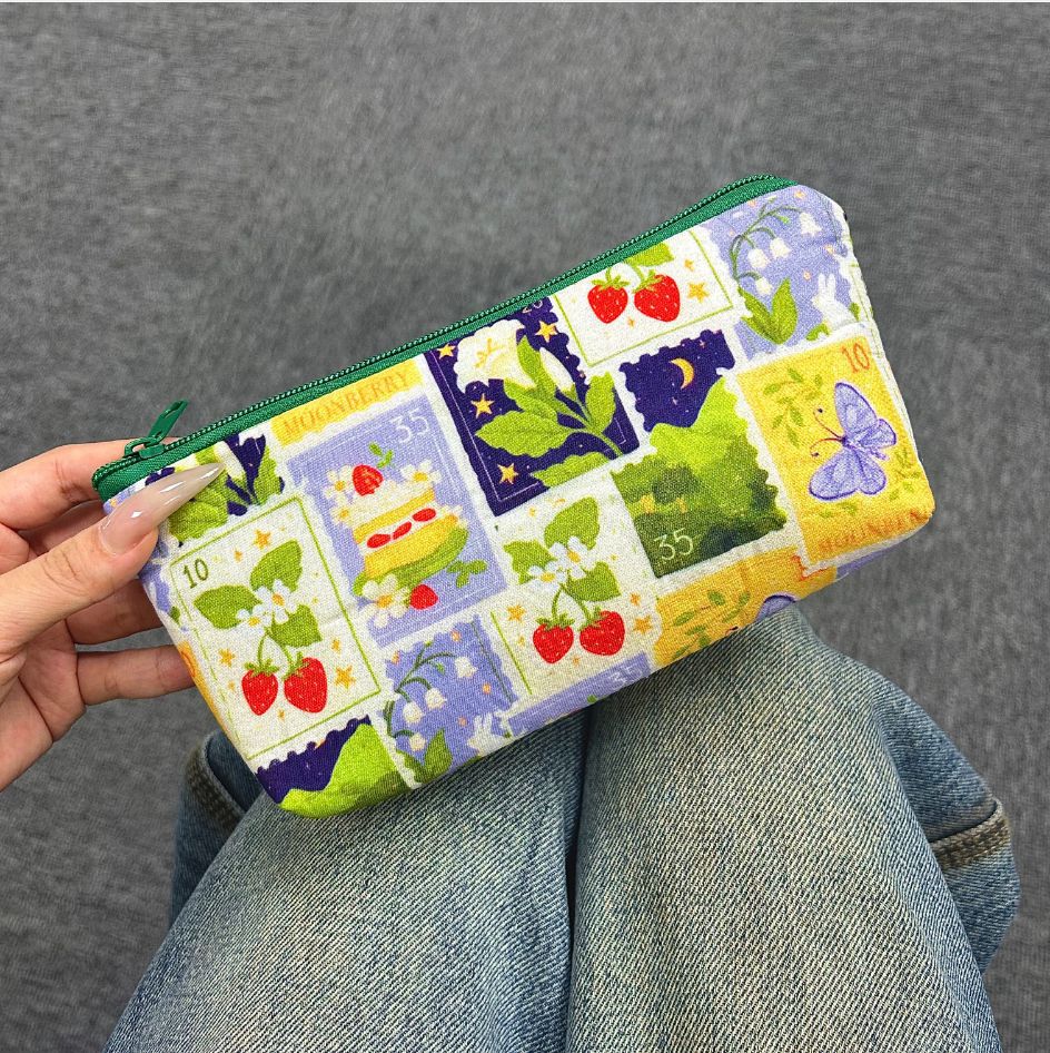 Floral Print Storage Pouch