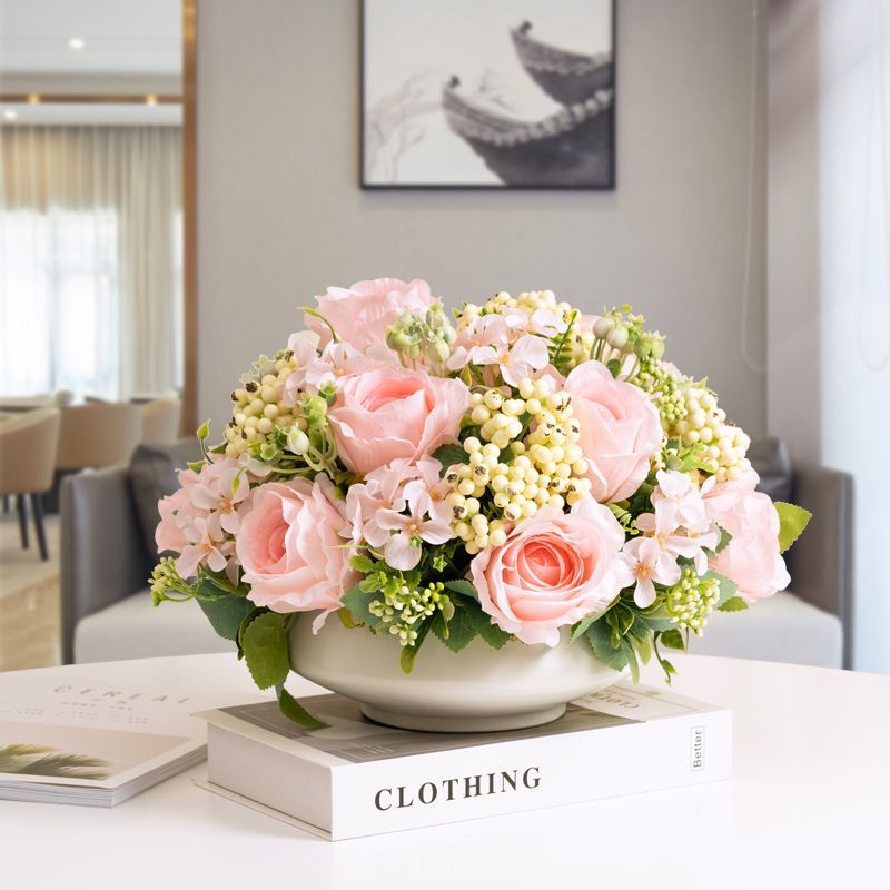 Lifelike Decorative Floral Centerpiece