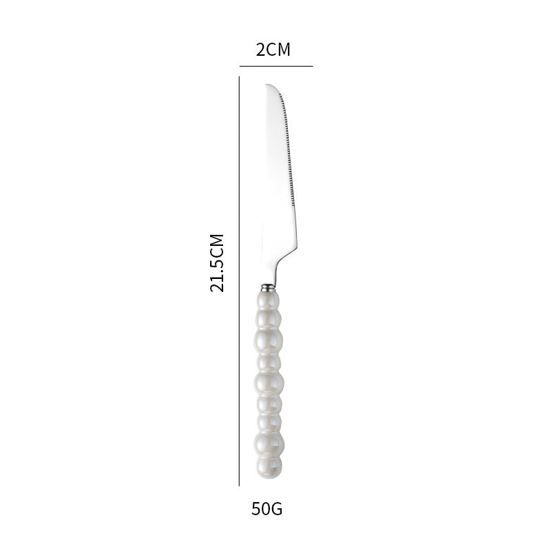 Elegant finger food fork with non-slip handle Kalsten