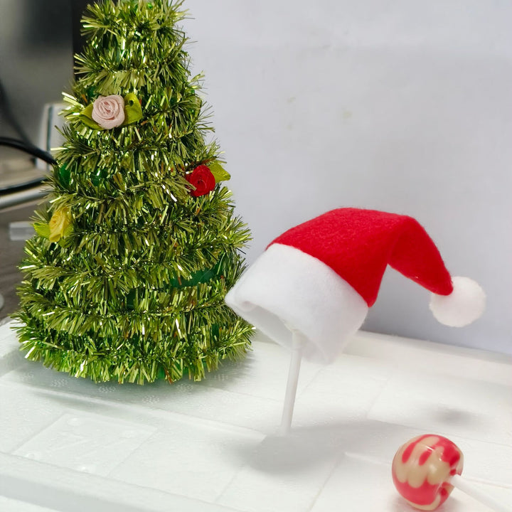 Plush Christmas hat with ear protection