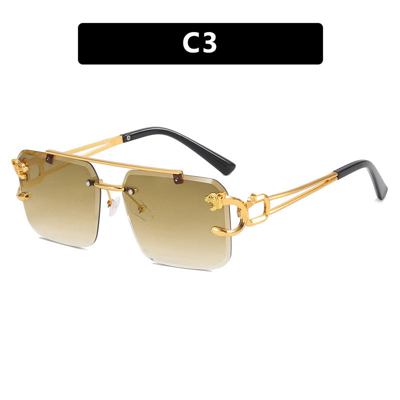 Women's square sunglasses with elegant decorative details Kalsten
