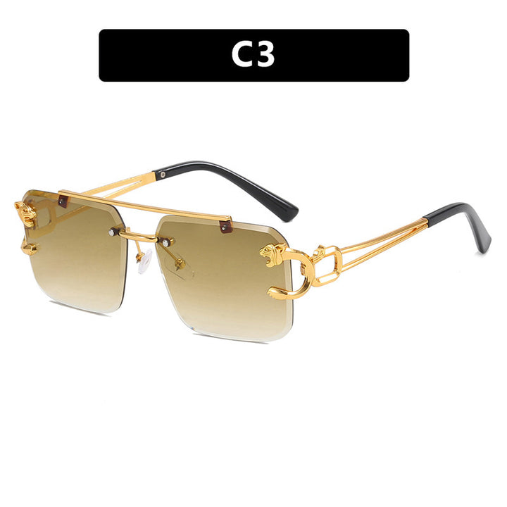 Women's square sunglasses with elegant decorative details Kalsten