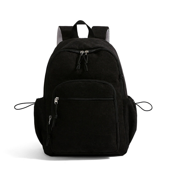 Textured Corduroy Travel Backpack Kalsten