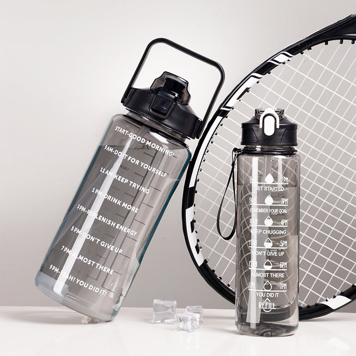 Women's Motivational Water Bottle with Time Markers Kalsten
