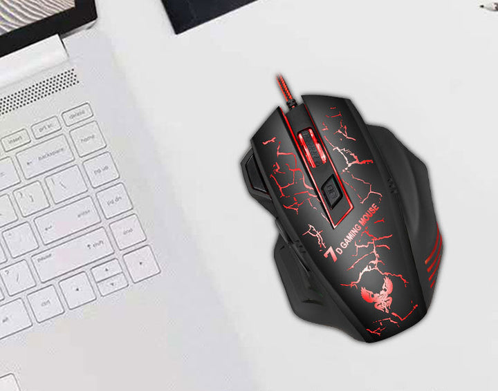 High-Precision Gaming Mouse with Adjustable DPI Kalsten
