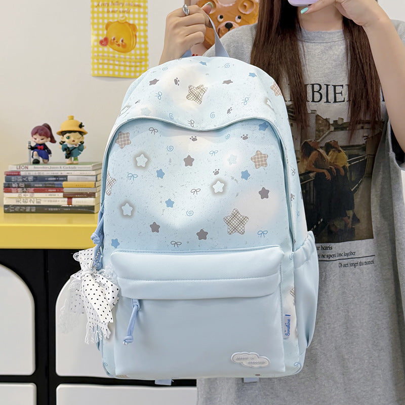 Fun Decorative Star-Patterned Backpack Kalsten