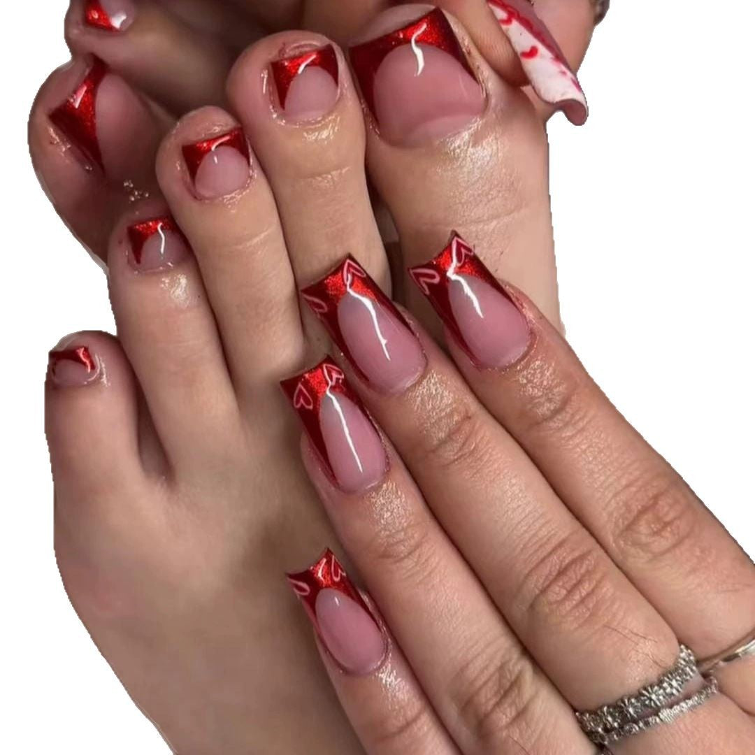 Elegant Double-Tip Press-On Nail Set Kalsten