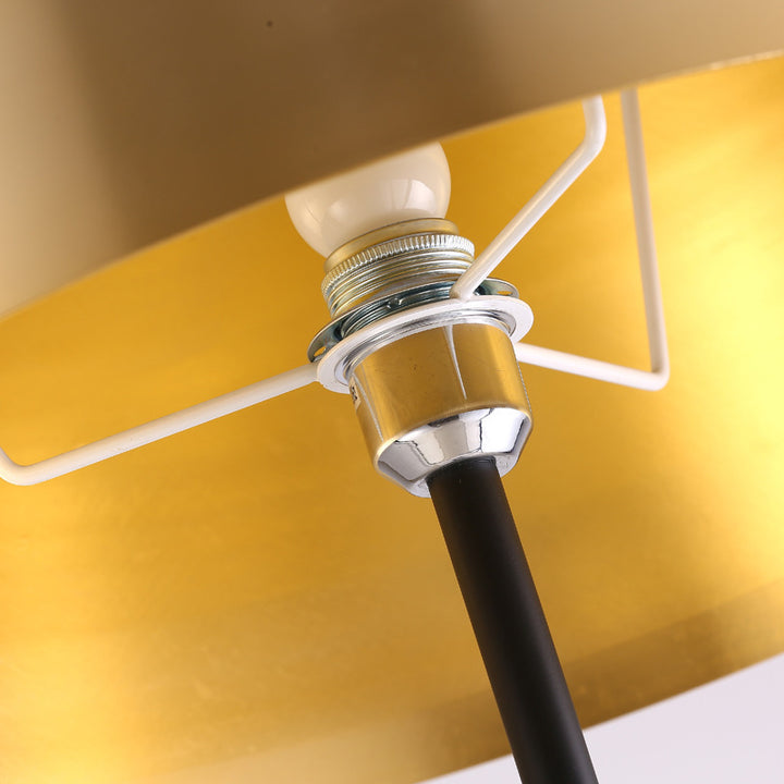 Elegant Table Lamp with Geometric Base