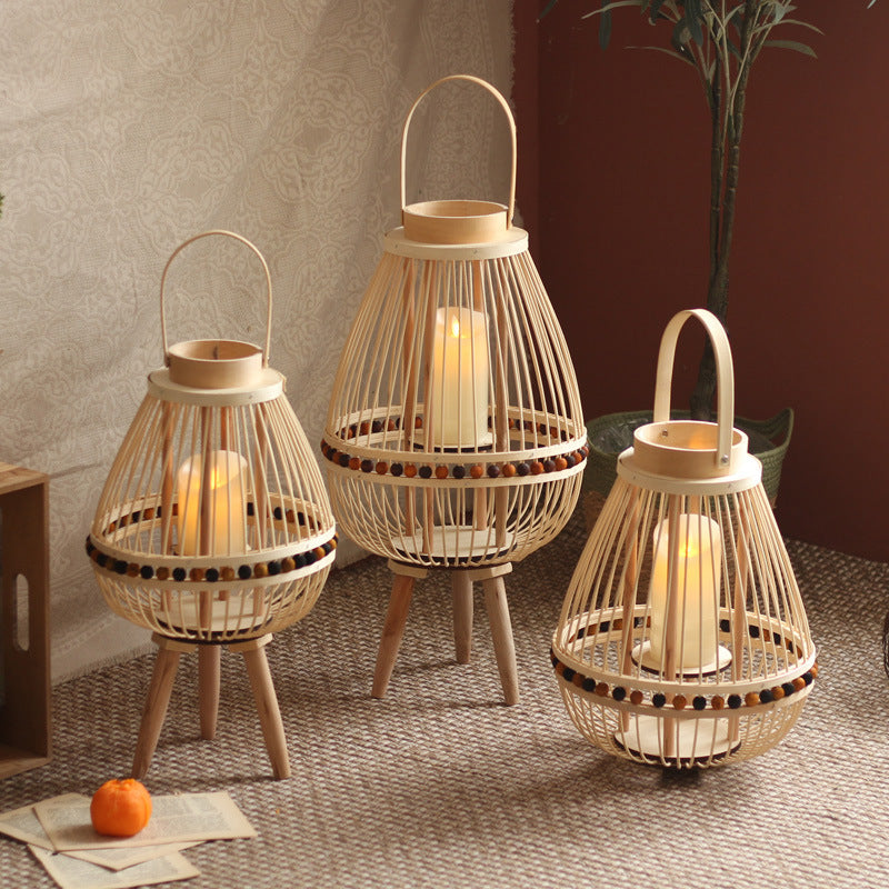 Handcrafted lantern made from natural materials Kalsten