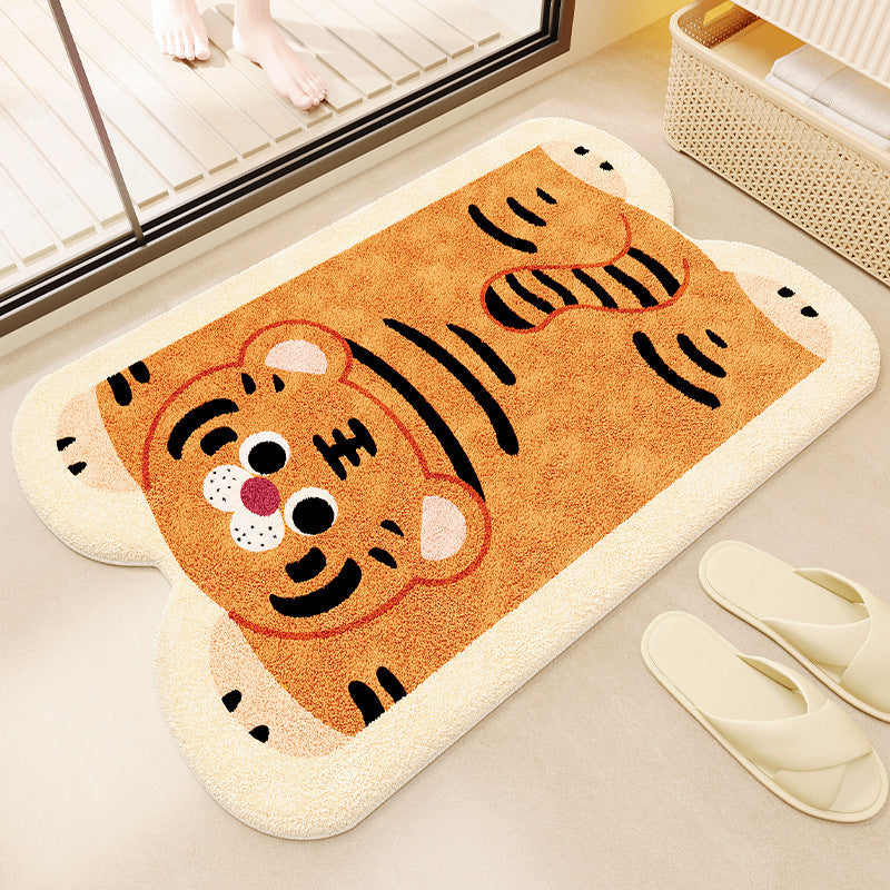 Cartoon Dog-Shaped Bath Mat