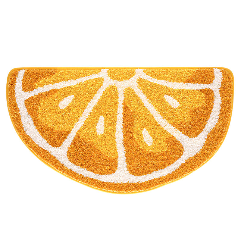 Playful Fruit-Themed Bath Rug Kalsten