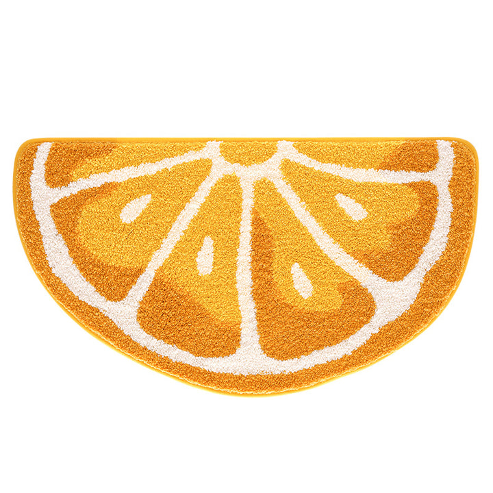Playful Fruit-Themed Bath Rug Kalsten